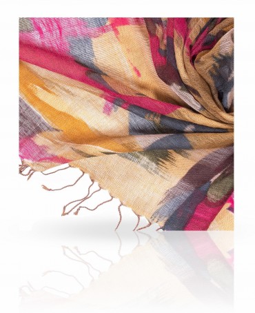 Палантин Женский ZW-BRUSHP/BLUE.RED